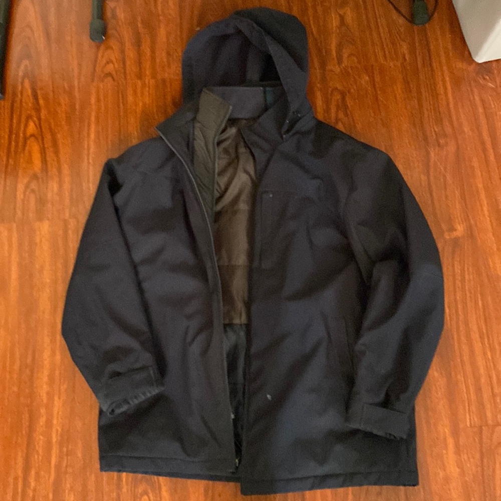 Dark Blue Weatherproof Winter Coat